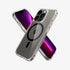 ACS03210 - iPhone 13 Pro Max Case Ultra Hybrid Mag Safe Compatible in white showing the back